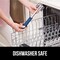Heavy Duty Meat Tenderizer Hammer, Dual Side Kitchen Mallet, Comfortable Grip Handle, Maximize Food Flavor, Spiked Side Tenderizes, Smooth Flattens Steak, Beef, Commercial Grade, Black